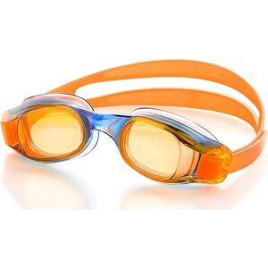 BEEMO Swimming Goggles for Kids/Early Teens Leak Resistant Adjustable- Yellow